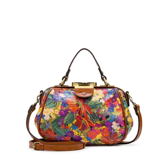 Patricia Nash Handbags - Patricia Nash Antica Leather Frame Satchel